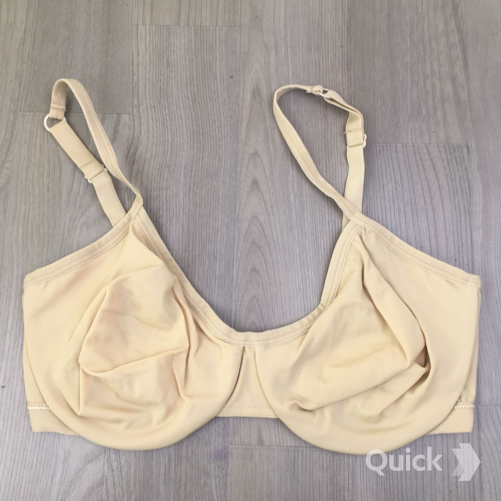 34D - Bundle of 2 pcs New Beige Soft Cup Underwire Bras - Picture 2 of 8